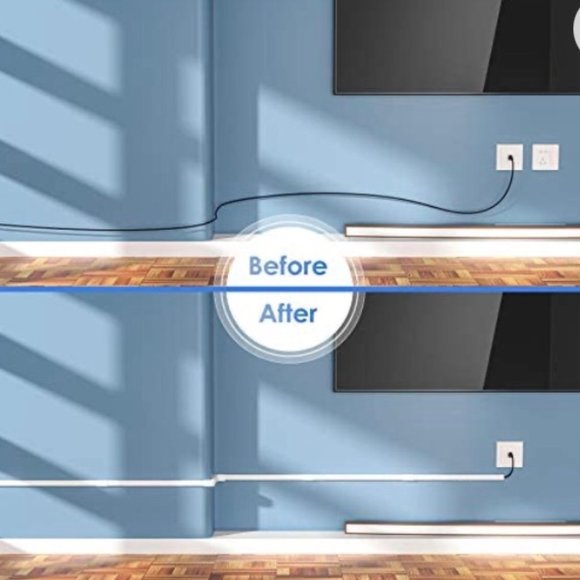 Cord Channel Cable Concealer - Messy Cable is Solved! - Picture 7 of 12